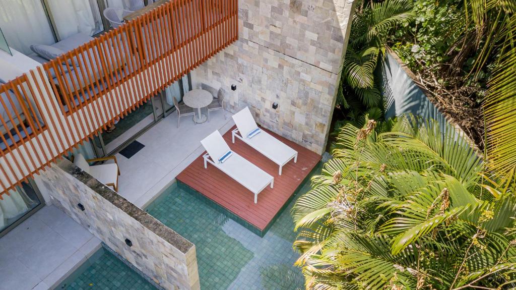 HostPB-DECK molhado privativo-Melhor LOCALIZAÇÃO de Pipa