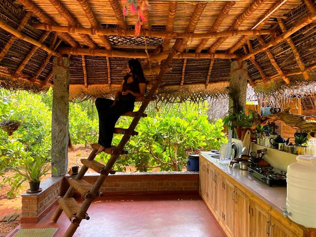 The earthen hut
