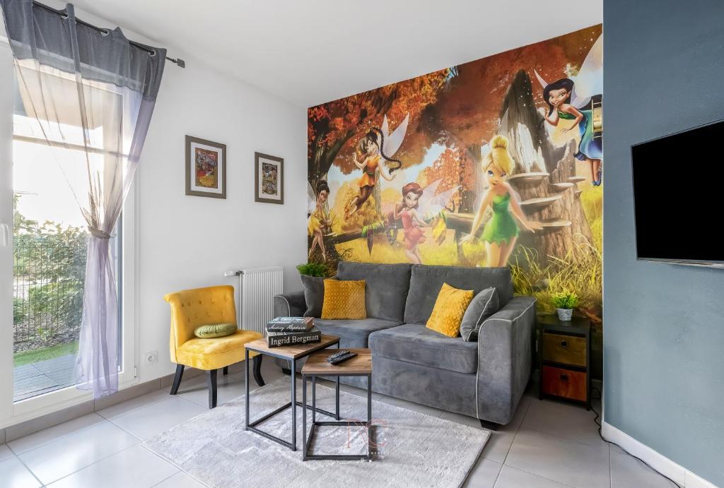Disneyland-Paris 4 pers, Parking, Wifi, Netflix