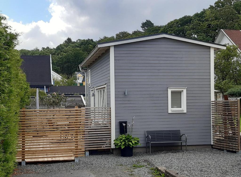 Tiny grey house with loft, 15 min from city center