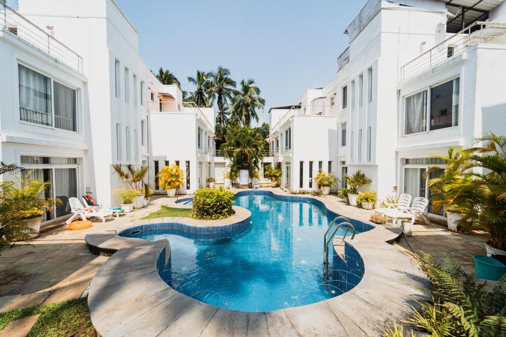 Jia Candolim Goa-3bhk Luxury Villa M3,nrBeach,Pool,Wifi,Bar table-North Goa