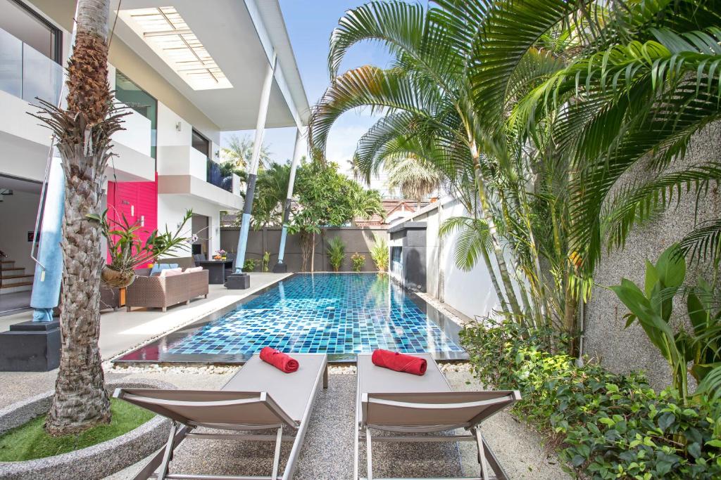 Chic Villa Kloua with Private Pool, 3BR, Close to BCIS